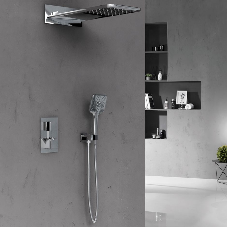 Изображение Встраиваемый двухрежимный душевой комплект Vincea VSFW-103TCH