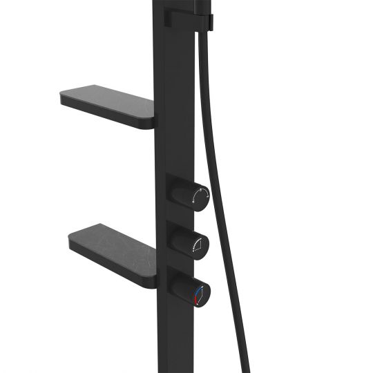 Душевая стойка с изливом Vincea INSPIRE VSFS-3I11MB схема 6