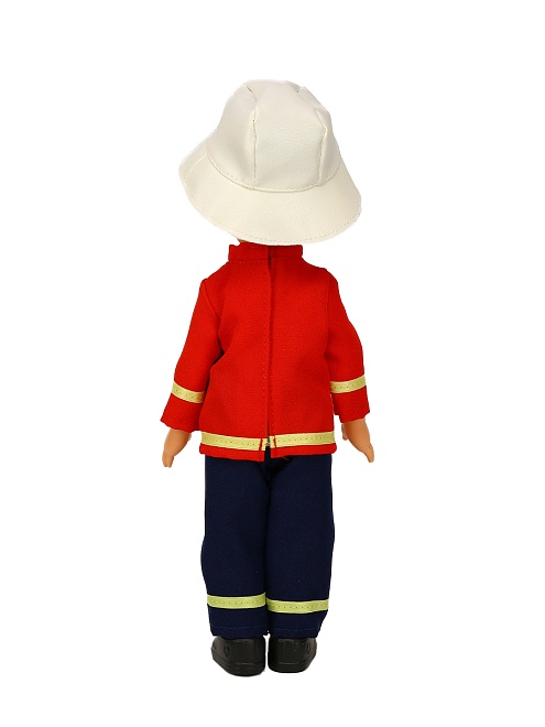 Мальчик в костюме пожарного, 30 см