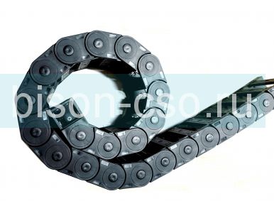 Кабель-канал гибкий 25х77 R75 TMX2500.77.75 открытый (коннекторы в комплекте)