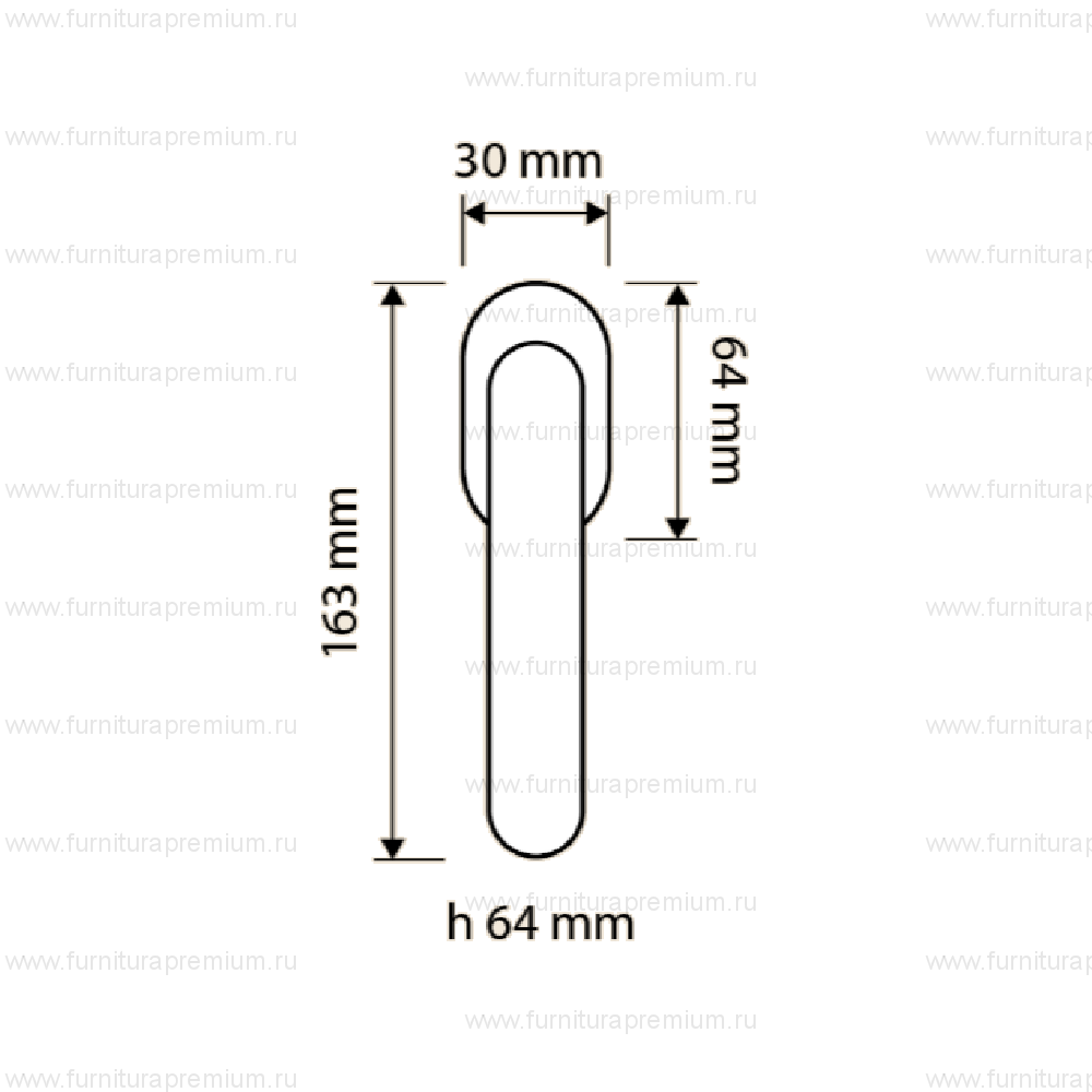 Оконная ручка Linea Cali Opera Crystal 1056 DK