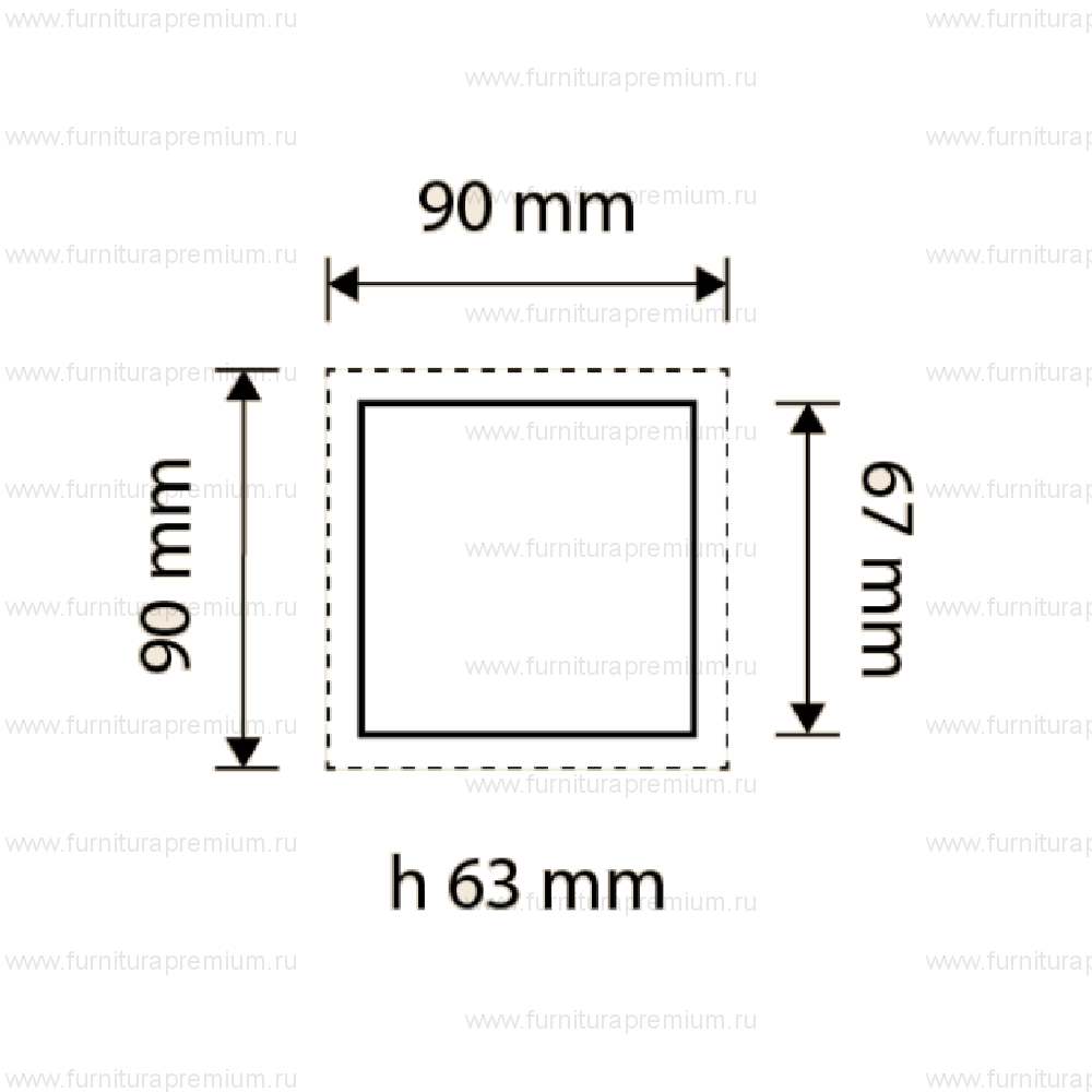 Ручка-кноб Linea Cali Opera 1055 PT