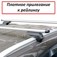 Багажник на интегрированные рейлинги ЕД Арго, аэродинамические дуги