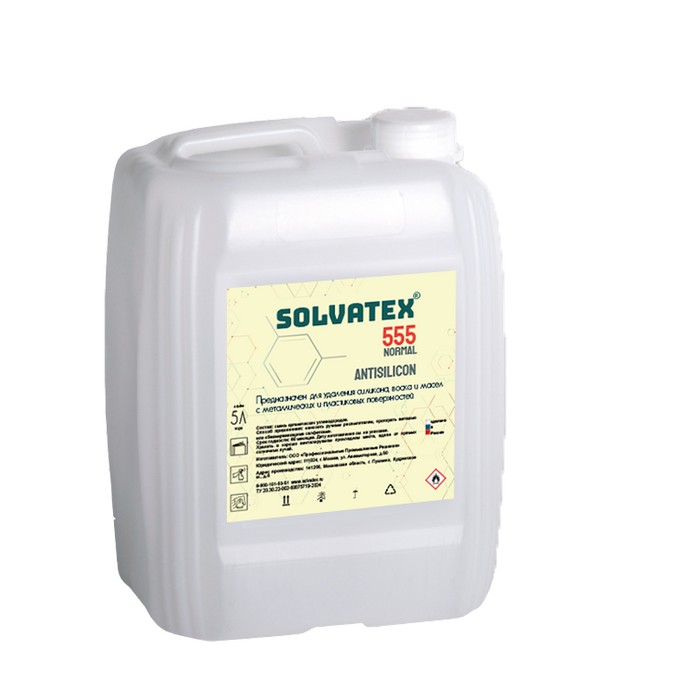 Solvatex Антисиликон средний, в ПНД, объем 5л.