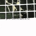 Mia black (glossy) стекло .Мозаика серия CRYSTAL, размер, чип 23*23 мм:300*300*4 (Bonaparte)