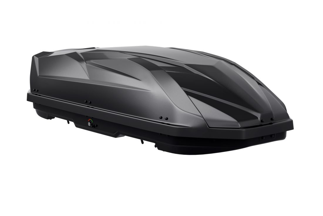 Автобокс Enzo 186*82*46, 530 л, двухсторонний с быстросъемным креплением "Краб".