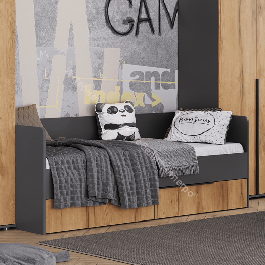 Кровать с 2 ящиками "Стил" 832х2032х700