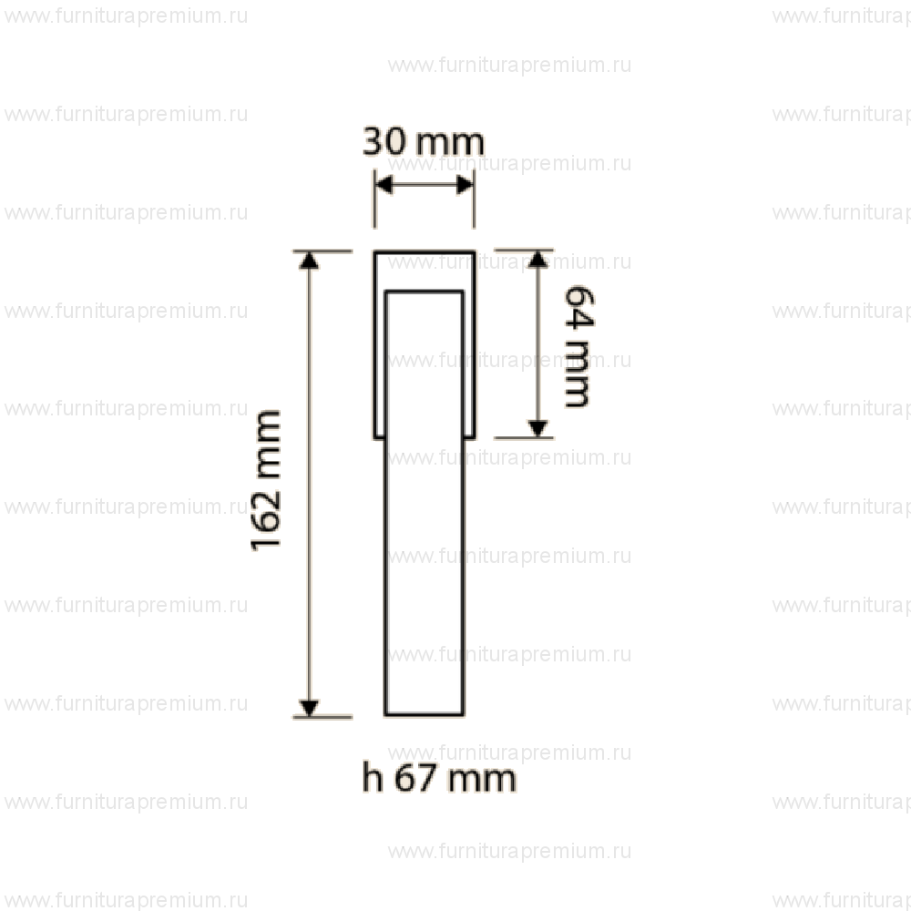 Оконная ручка Linea Cali Riflesso 1360 DK
