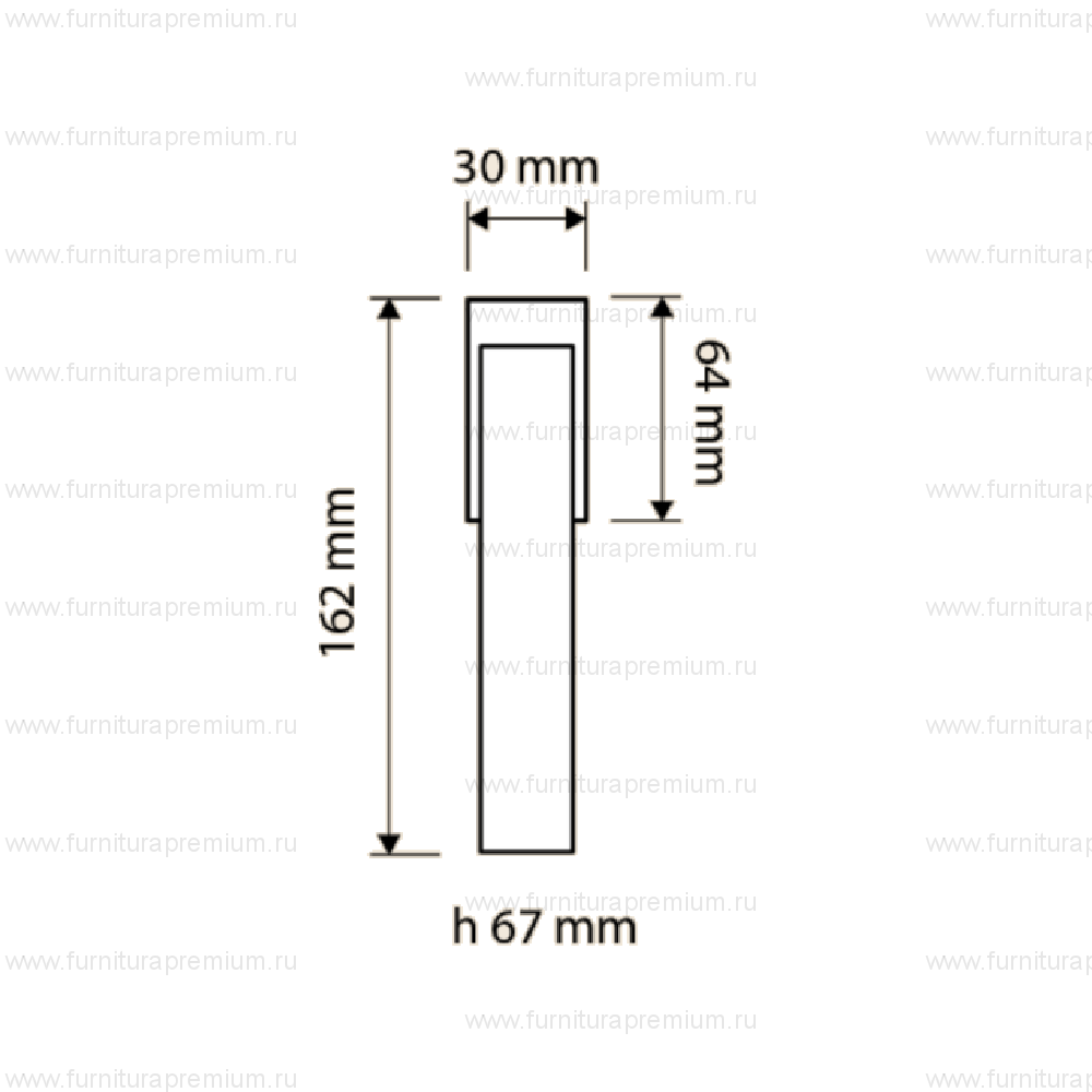 Оконная ручка Linea Cali Riflesso Rocks 1358 DK