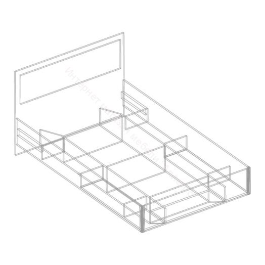 Кровать "Стил" | каркас 1200х2000
