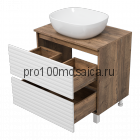 Тумба под раковину Brevita Dakota 70 (белая)