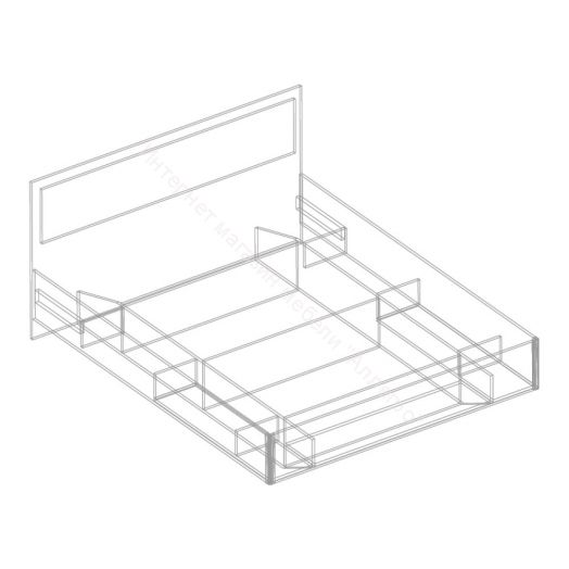 Кровать "Стил" | каркас 1600х2000