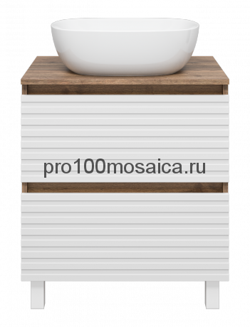 Тумба под раковину Brevita Dakota 60 (белая)