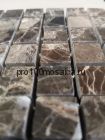 EMPERADOR Dark Pol. 15x15. Мозаика серия STONE, размер, мм: 305*305*4 (ORRO Mosaic)