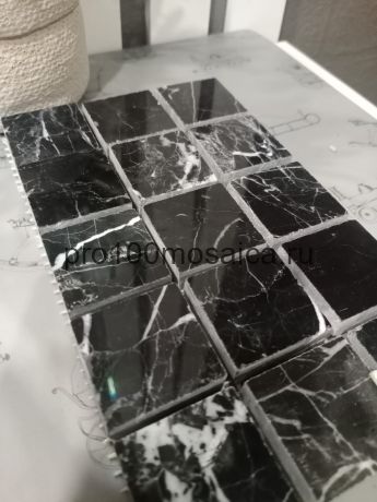 NERO MARQUINA Pol. 30х30. Мозаика серия STONE,  размер, мм: 305*305*7мм (ORRO Mosaic)