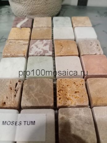 MOSES 23.8*23.8 TUM. Мозаика серия STONE ,  размер, мм: 305*305 (ORRO Mosaic)