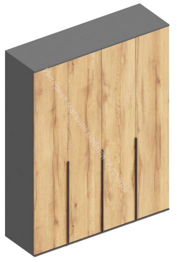 Шкаф 4-ств для одежды "Стил" 1600