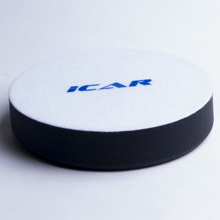 Icar Soft BLACK Полировальный поролон (велкро 150мм) T30мм мягкий черный, D150мм.