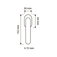 Оконная ручка Linea Cali Sogno 1740 DK схема