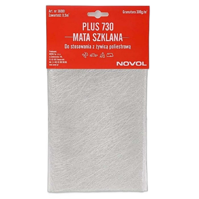 Novol Стекломат 730, 300гр/кв.м. x 0,5кв.м.