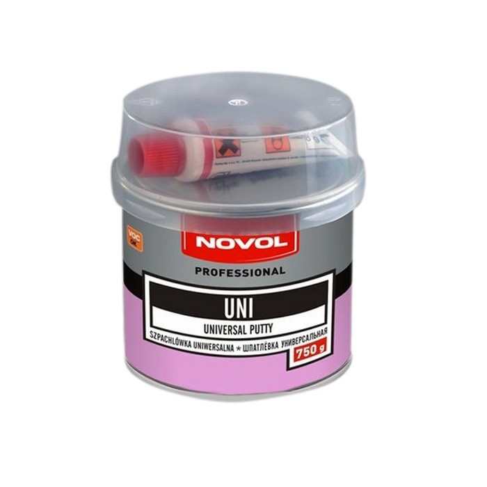 Novol UNI UNIVERSAL PUTTY Шпатлевка универсальная, объем, 750гр.