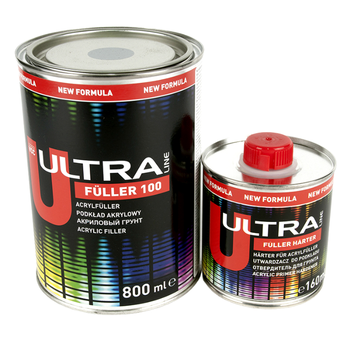 Novol Грунт ULTRA FULLER 100 5+1 (комплект), белый, объем 800мл. + 160мл.