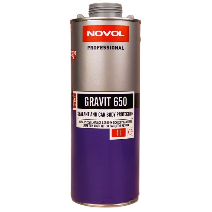 Novol Антигравий - герметик HS GRAVIT 650 бежевый, объем 1л.