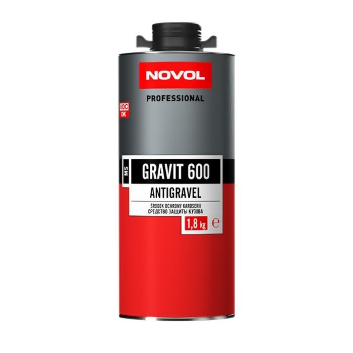 Novol Антигравий MS GRAVIT 600 черный, объем 1,8кг.
