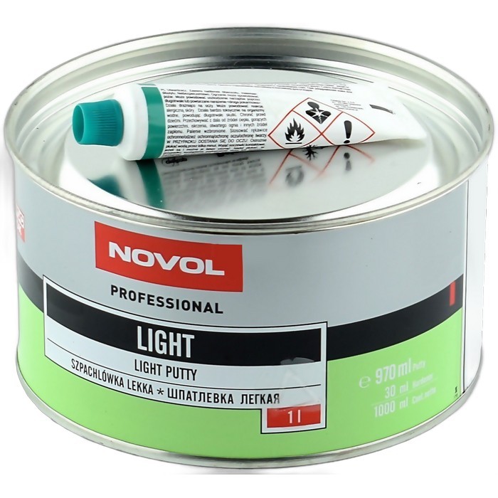 Novol Шпатлевка легкая Light, объем 1л.