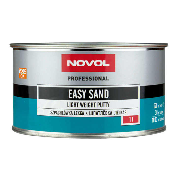 Novol EASY SAND Шпатлевка мультифункциональная, объем 1л.