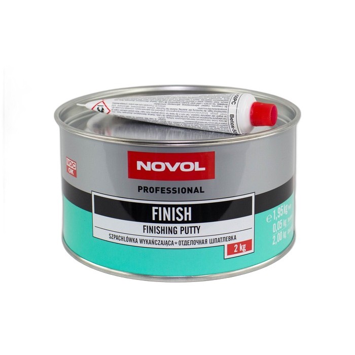 Novol FINISH Шпатлевка отделочная, объем 2кг.