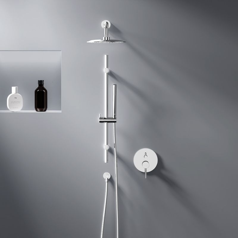 Встраиваемая душевая система с душевым смесителем и штангой Damixa Scandinavian Pure 936530000, хром