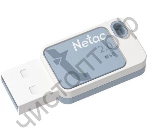 флэш-карта Netac 4GB UA31  голубой