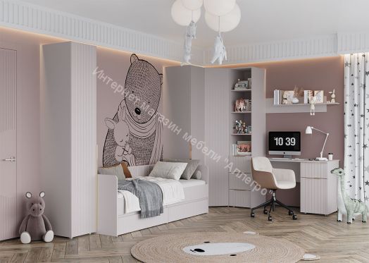 Пенал с полками "Тефия" 400