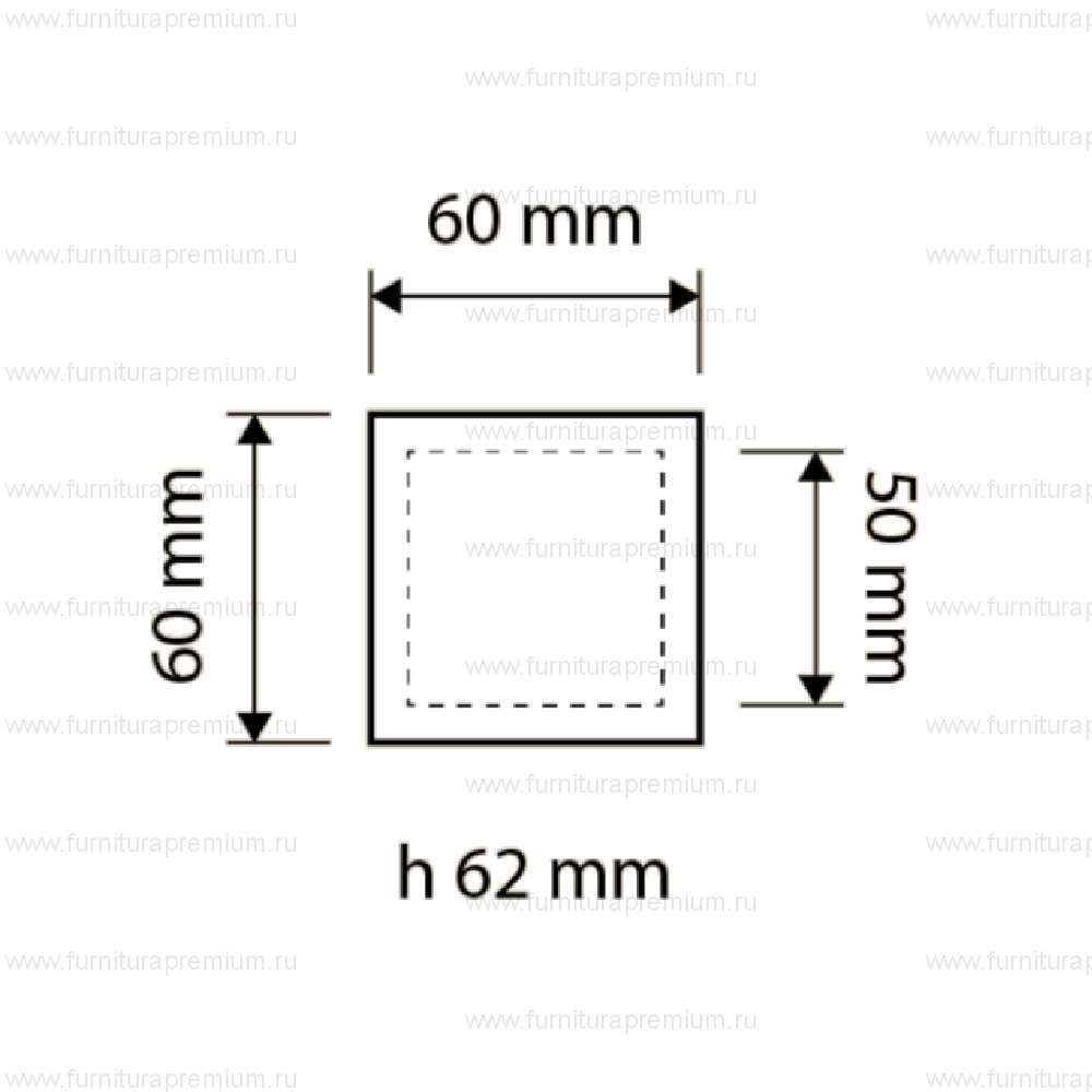 Ручка-кноб Linea Cali Zen Mesh 1157 PT