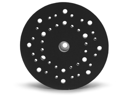 Rupes Диск-подошва шлифовальная NEW SLIM, d150мм., M8 - М, жесткая (чёрная), MULTIHOLE, липучка Velcro, для машинок RUPES ER03/05, RH, BR106/109/112 и других производителей (FESTOOL ETS150, ETS EC150, LEX150 и WTS150/7)