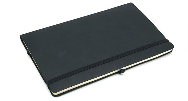 Бизнес-блокнот Porto Twill черный