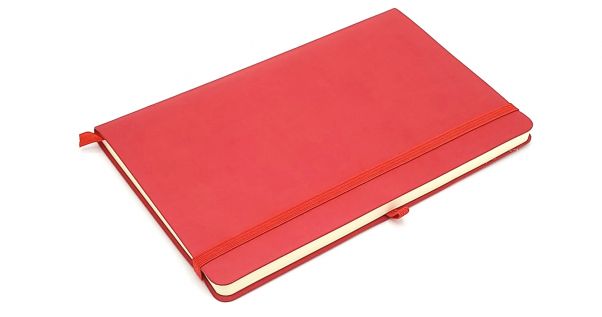 Бизнес-блокнот Porto Twill красный