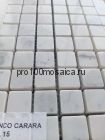 Bianco Carrara pol. 15x15 . Мозаика серия STONE,  размер, мм: 305*305*4 (ORRO Mosaic)