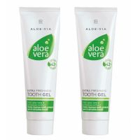 Aloe Vera Зубная паста-гель с алоэ вера  LR ALOE VIA, 2 штуки по 100 мл