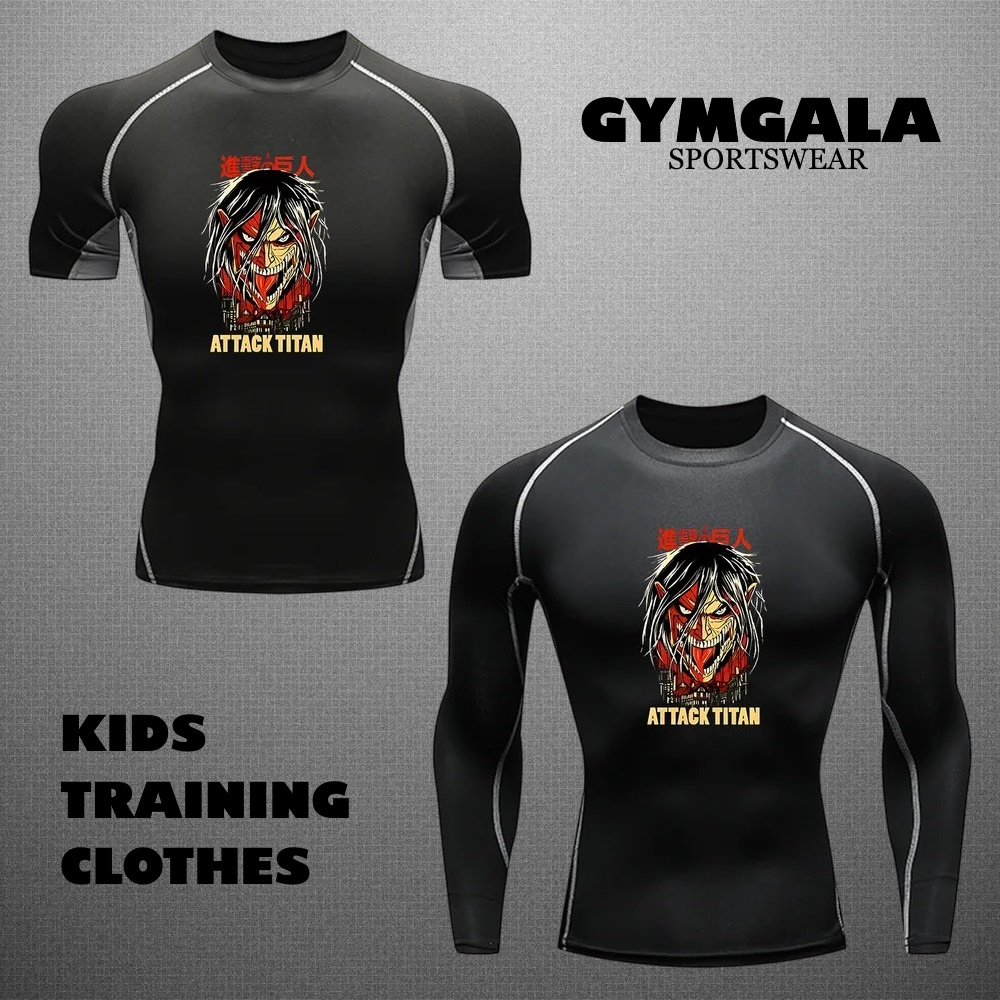 Детский рашгард GymGala Attack Titan