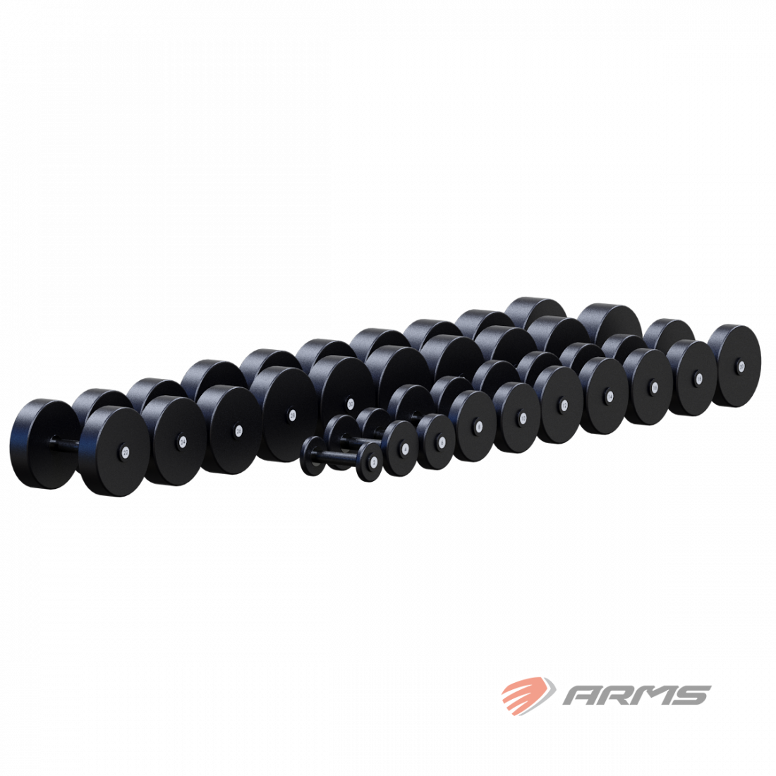 Гантельный ряд 2-40кг, 20 пар (шаг 2кг) VSA2-40