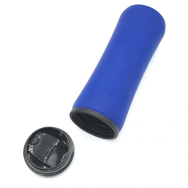 Термокружка Миора soft-touch синяя