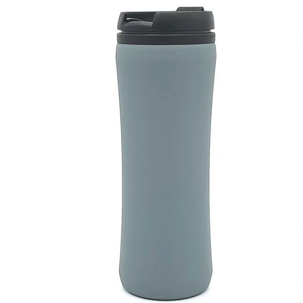 Термокружка Миора soft-touch серая