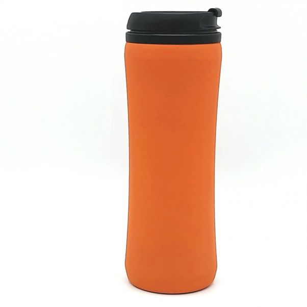 Термокружка Миора soft-touch оранжевая