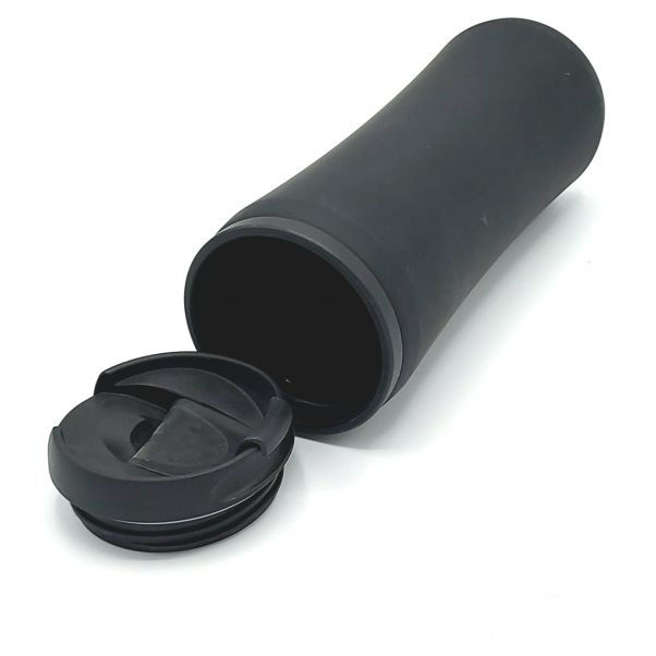 Термокружка Миора soft-touch черная