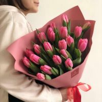 Букет из 21 тюльпана