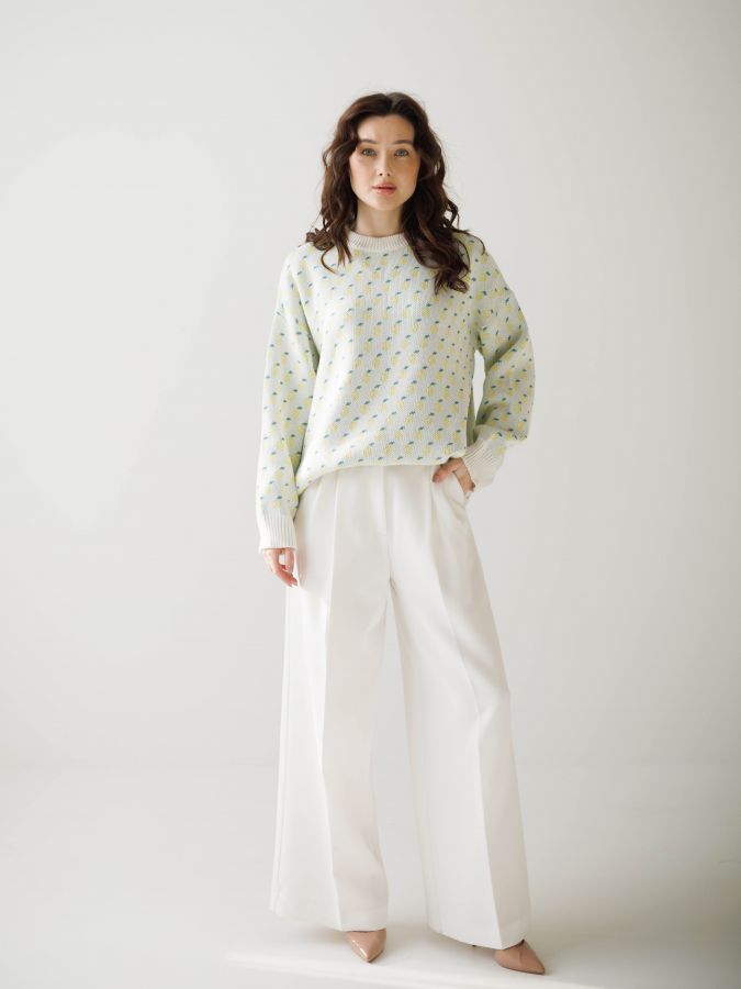 Свитер с лимонами