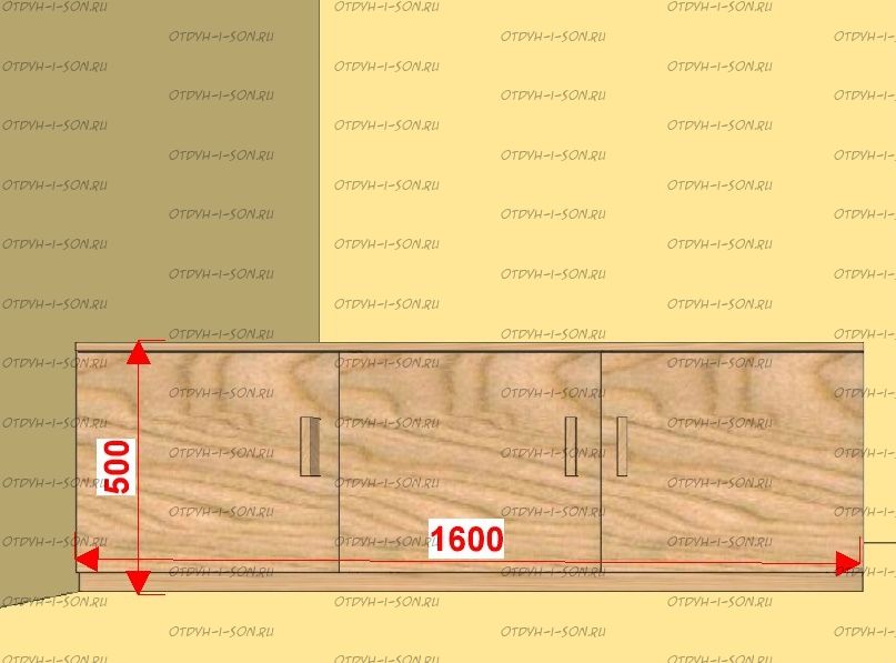 Тумба ТВ (120х30х45)