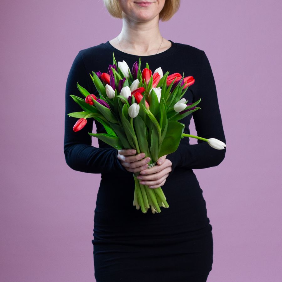 Микс тюльпаны